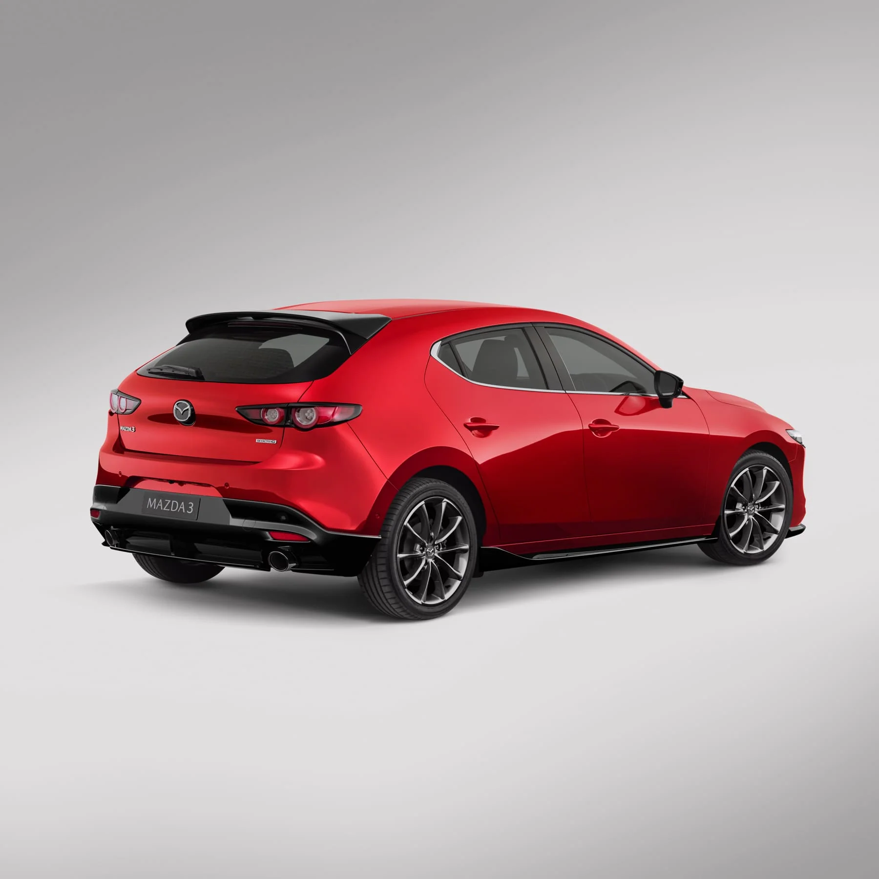 Aero Kit [SIGNATURE STYLE]: Rear Under Spoiler (Brilliant Black) | Mazda3 Hatchback (2019-2026) - Image 13