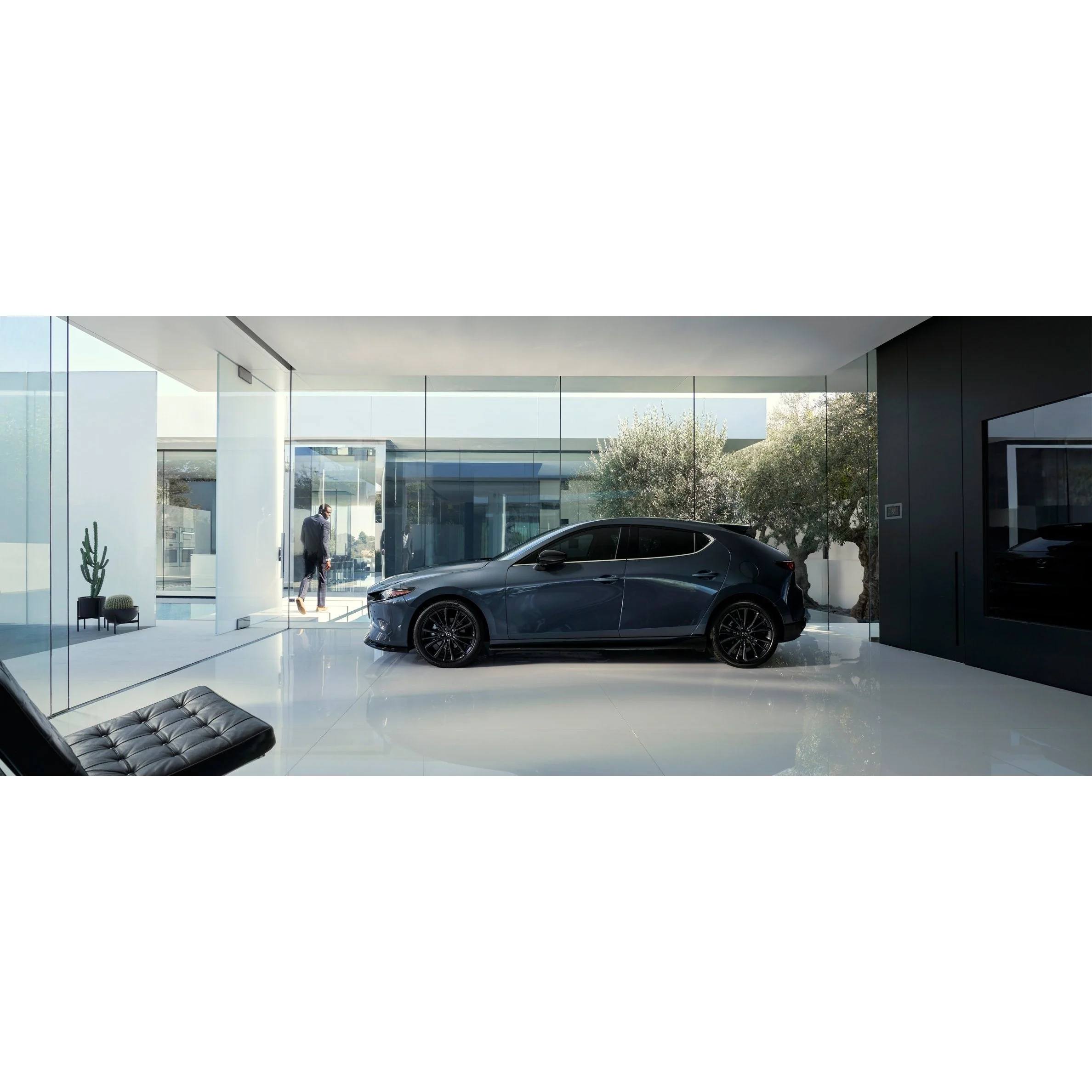 Aero Kit [SIGNATURE STYLE]: Rear Under Spoiler (Brilliant Black) | Mazda3 Hatchback (2019-2026) - Image 6