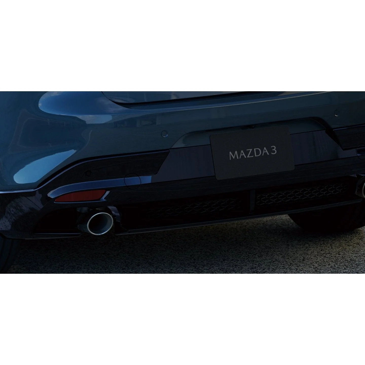 Aero Kit [SIGNATURE STYLE]: Rear Under Spoiler (Brilliant Black) | Mazda3 Hatchback (2019-2026) - Image 7