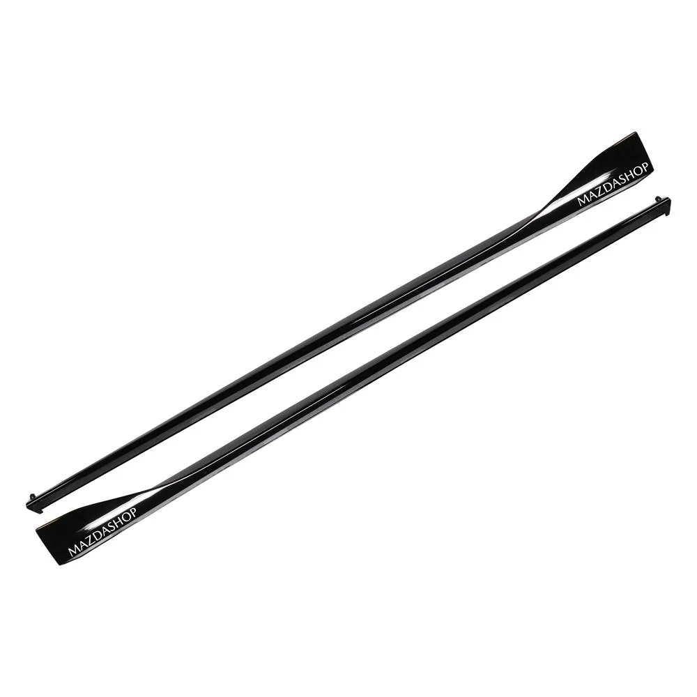 Aero Kit [SIGNATURE STYLE]: Side Under Spoilers (Brilliant Black) | Mazda3 Hatchback (2019-2026)