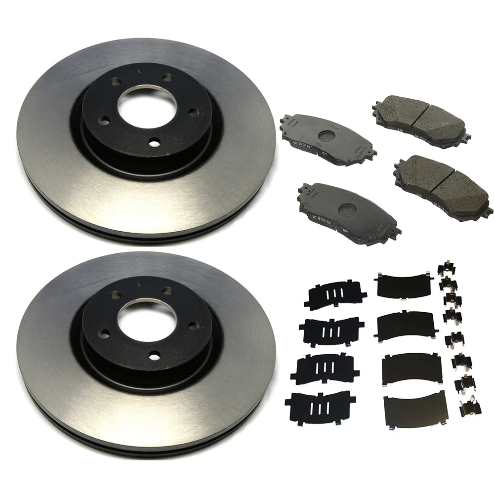 Brake Package, Front: Pads, Rotors & Attachment Kit | Mazda6 (2014-2018)