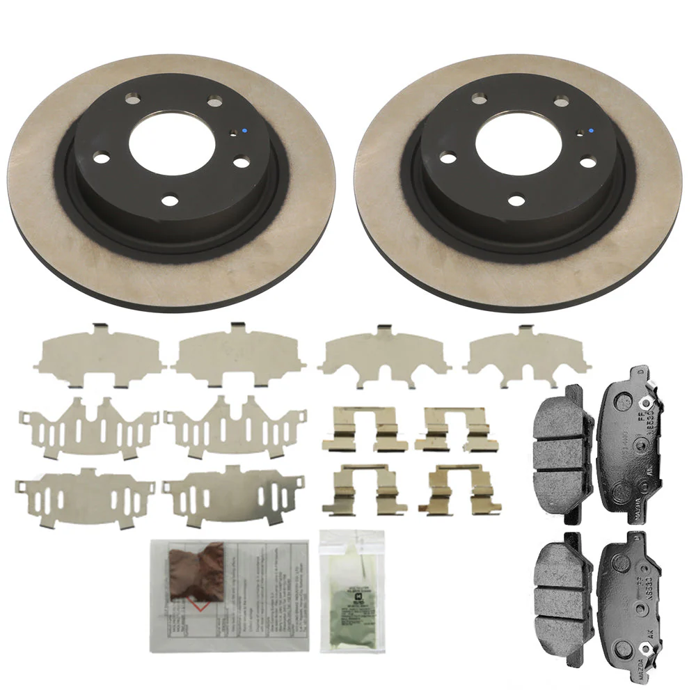 Brake Package, Rear: Pads, Rotors & Attachment Kit | Mazda3 Sedan & Hatchback (2014-2016) - Image 5