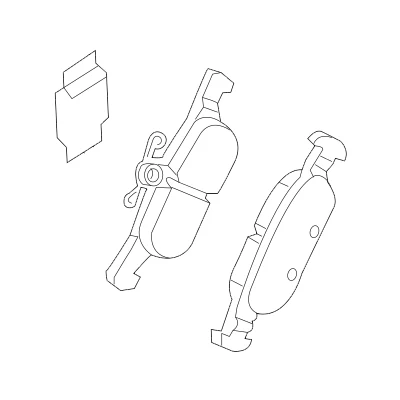 Brake Package, Rear: Pads, Rotors | Mazda CX-30 (2020-2023) - Image 2