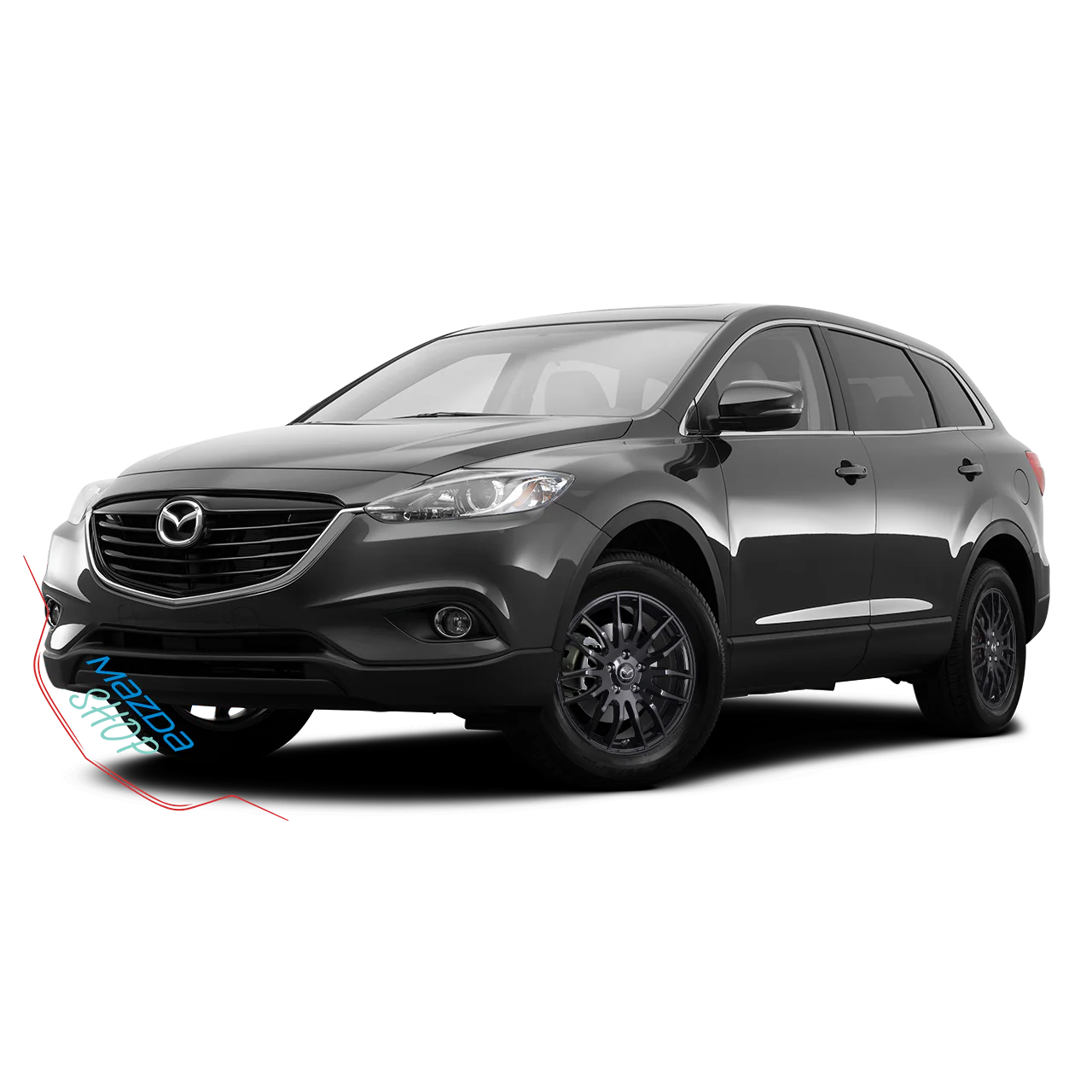 Mazda M002 Alloy Rims (Gloss Black) — 16", 17", 18" | Full Set of Four [BLEMISHED] - Image 16