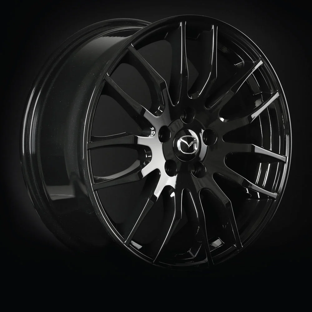 Mazda M002 Alloy Rims (Gloss Black) — 16", 17", 18" | Full Set of Four [BLEMISHED] - Image 2