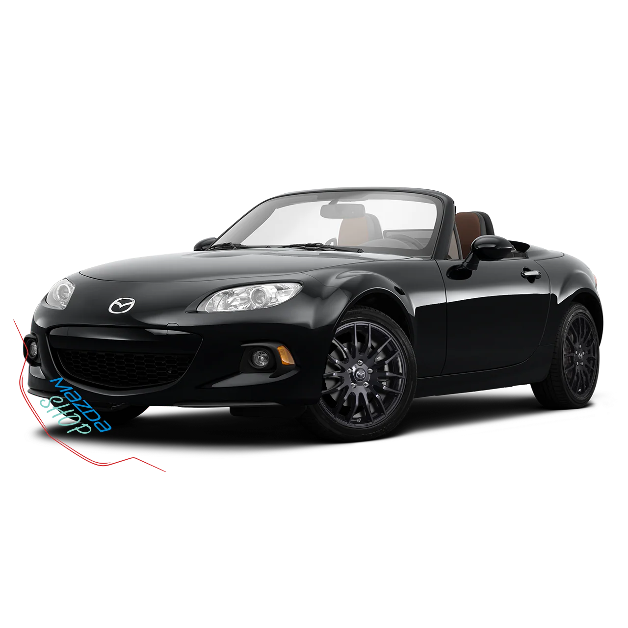 Mazda M002 Alloy Rims (Gloss Black) — 16", 17", 18" | Full Set of Four [BLEMISHED] - Image 3