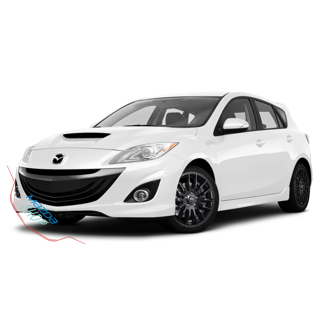 Mazda M002 Alloy Rims (Gloss Black) — 16", 17", 18" | Full Set of Four [BLEMISHED] - Image 6