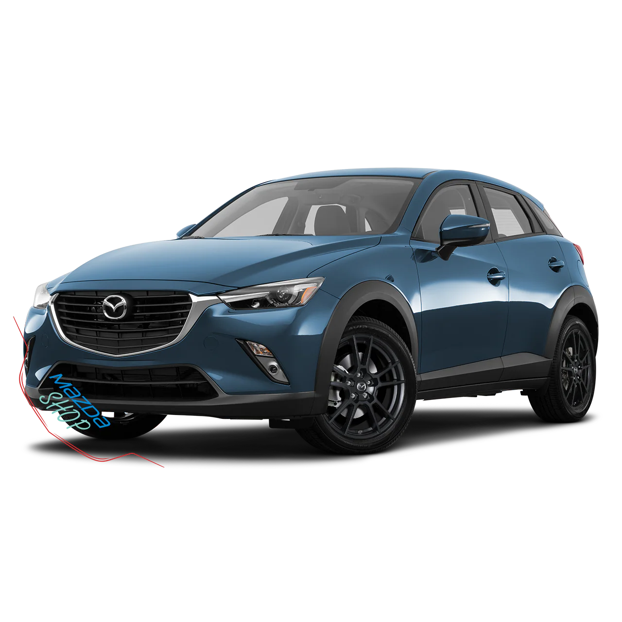 Mazda M006 Alloy Wheel (Satin Black) — 16", 17", 18" | Full Set of Four [BLEMISHED] - Image 14