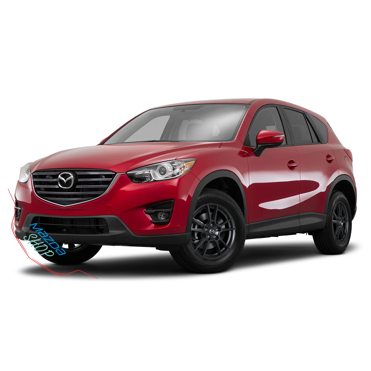 Mazda M006 Alloy Wheel (Satin Black) — 16", 17", 18" | Full Set of Four [BLEMISHED] - Image 15
