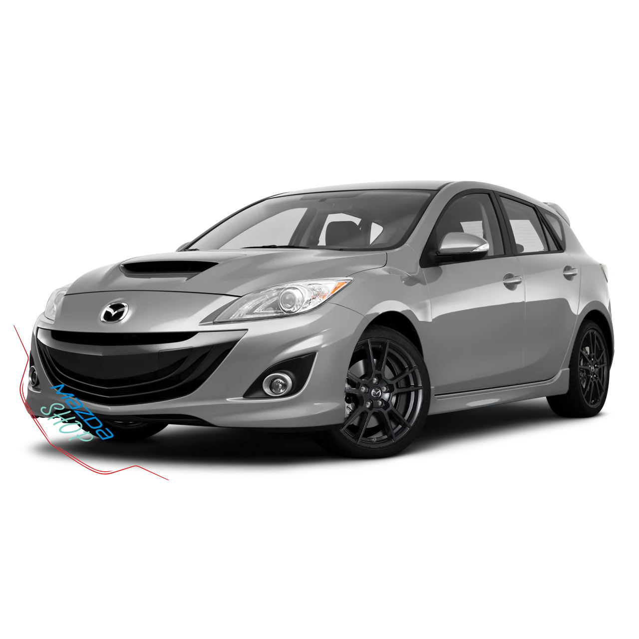 Mazda M006 Alloy Wheel (Satin Black) — 16", 17", 18" | Full Set of Four [BLEMISHED] - Image 7