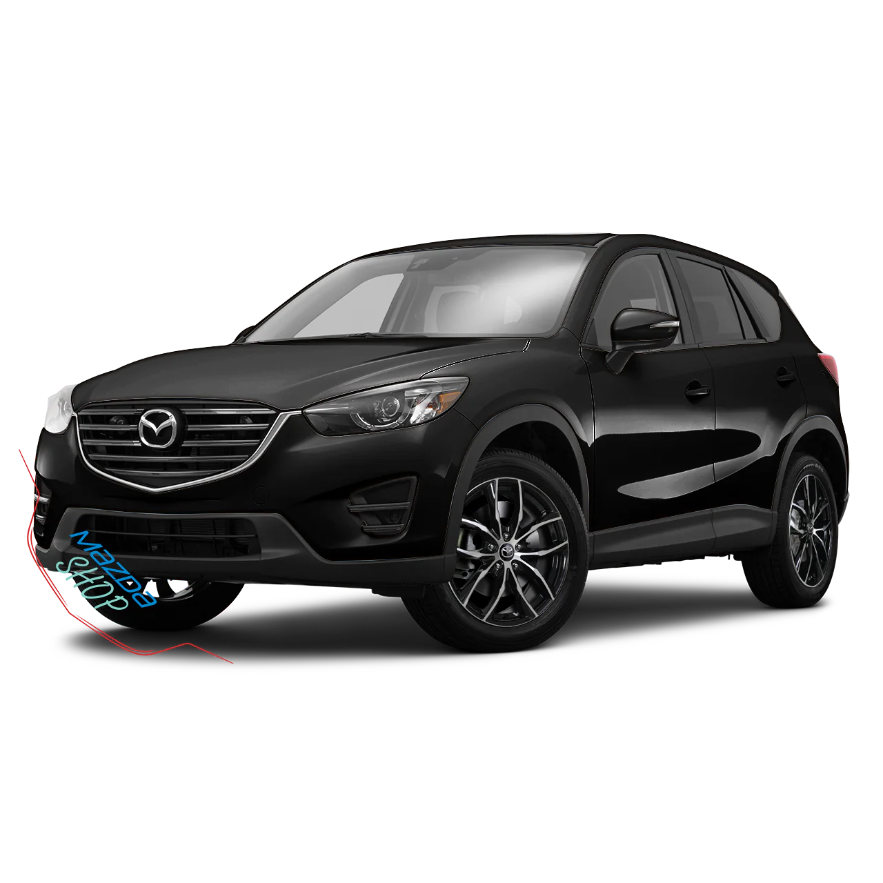 Mazda M011 Alloy Wheel (Gloss Black & Machined Face) — 16", 17", 18", 19" | Full Set of Four [BLEMISHED] - Image 13