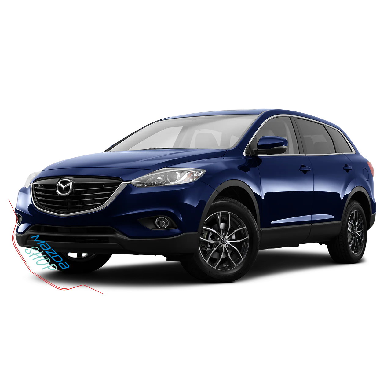 Mazda M011 Alloy Wheel (Gloss Black & Machined Face) — 16", 17", 18", 19" | Full Set of Four [BLEMISHED] - Image 15
