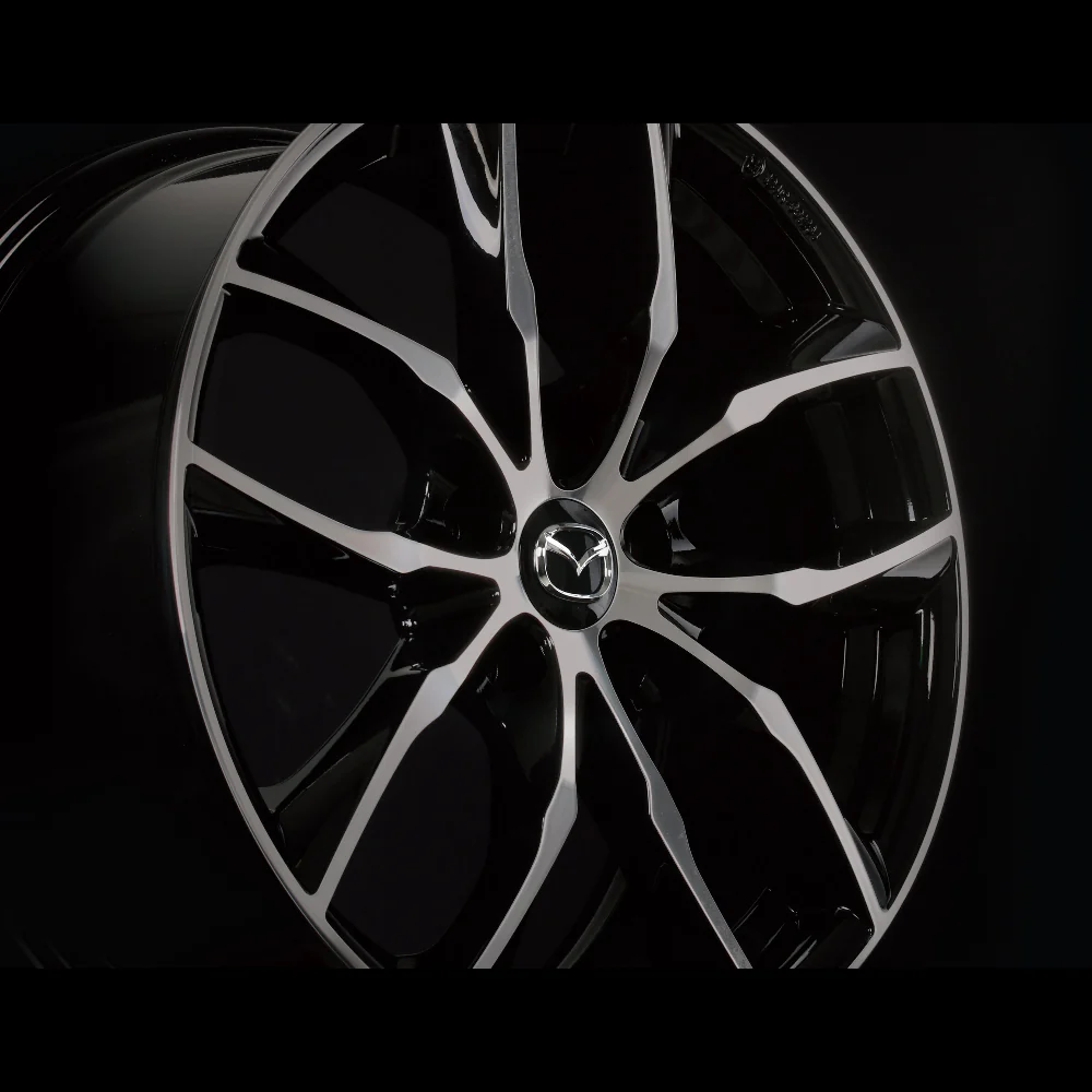 Mazda M011 Alloy Wheel (Gloss Black & Machined Face) — 16", 17", 18", 19" | Full Set of Four [BLEMISHED] - Image 3