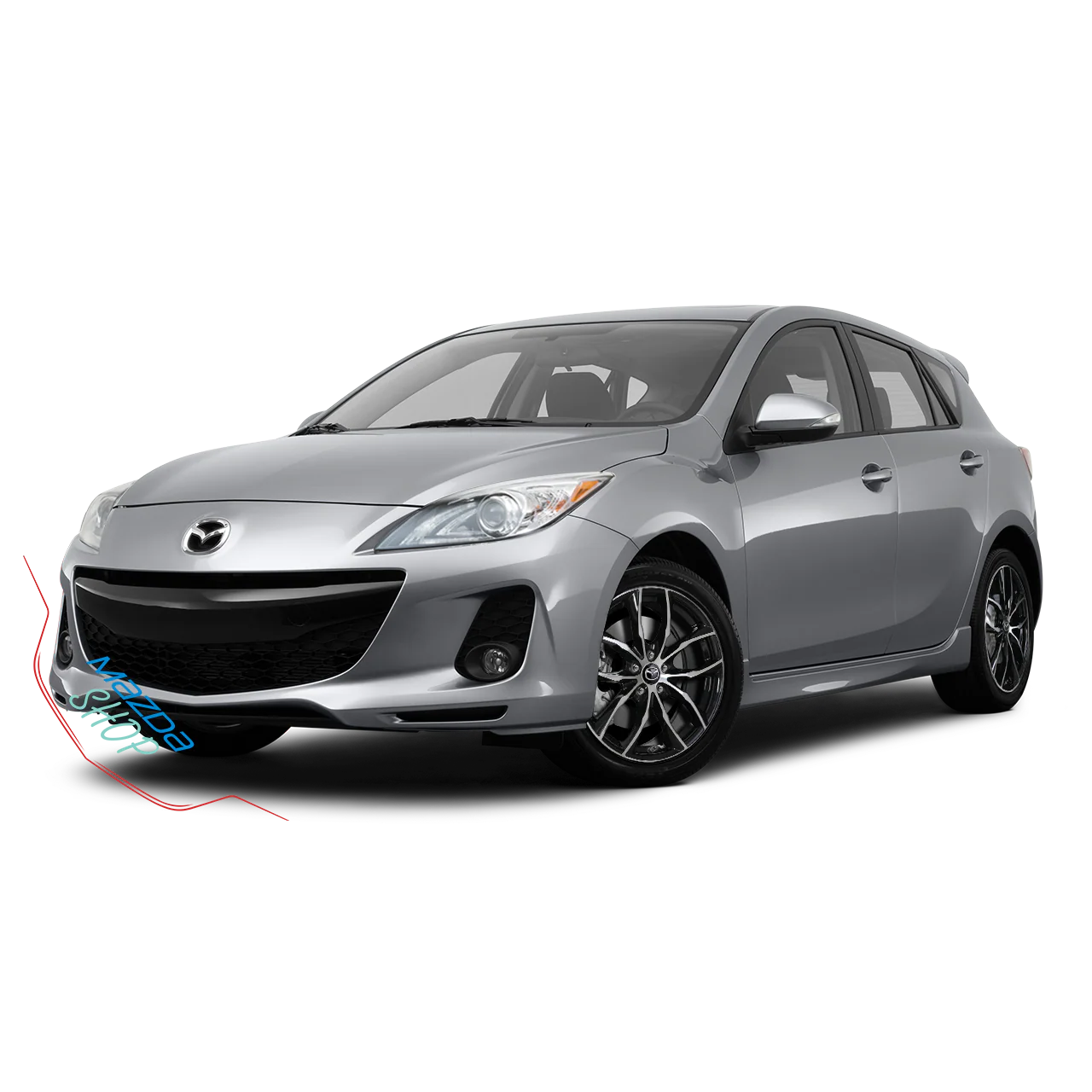Mazda M011 Alloy Wheel (Gloss Black & Machined Face) — 16", 17", 18", 19" | Full Set of Four [BLEMISHED] - Image 6
