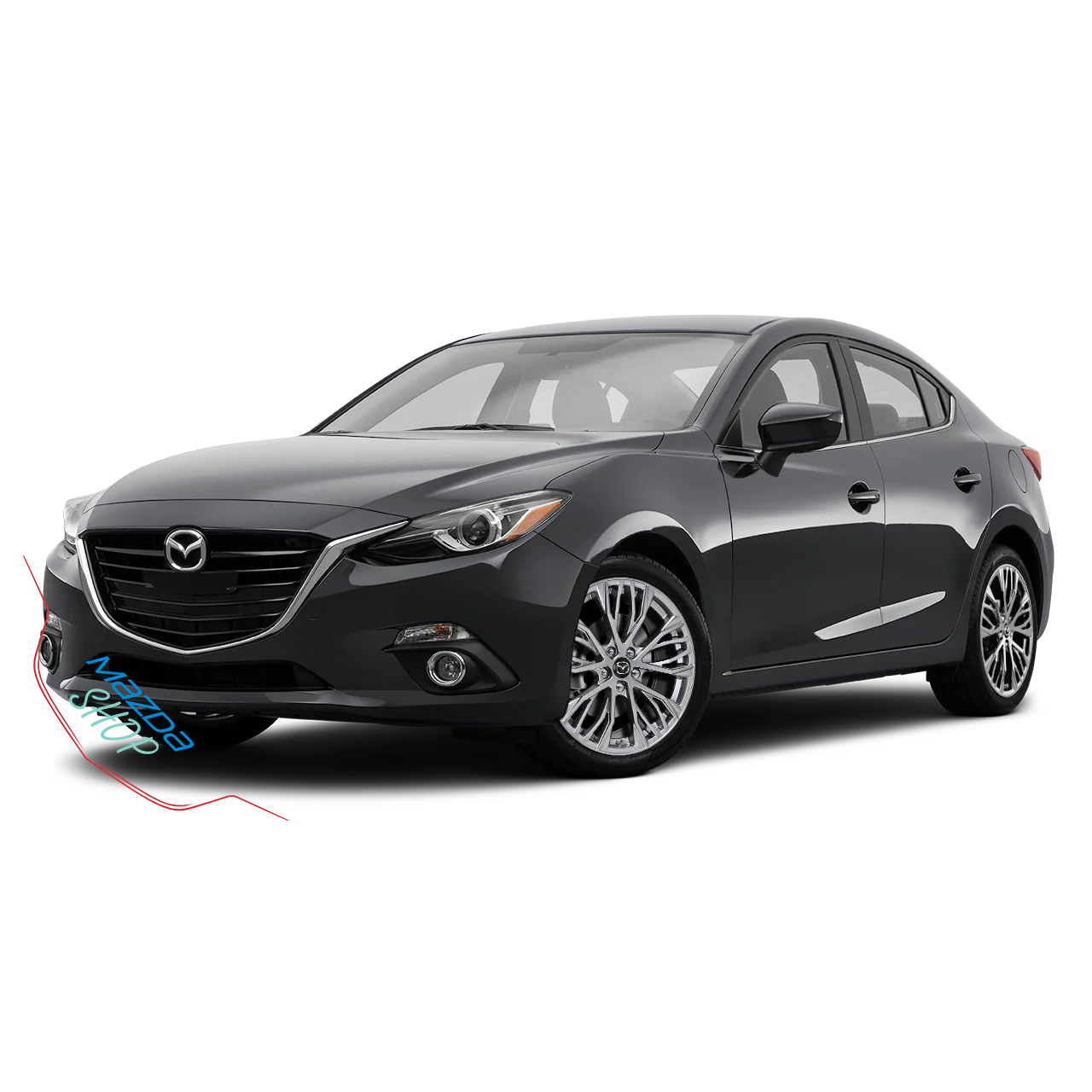 Mazda M014 Alloy Wheel (Dark Hyper Silver) — 18", 19" | Full Set of Four [BLEMISHED] - Image 5