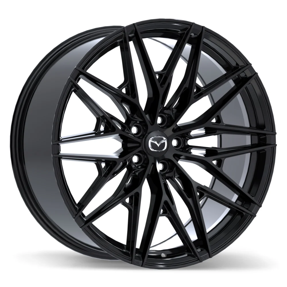 Mazda M016 Alloy Wheel (Metallic Black) — 17", 18", 19", 21" - Image 6