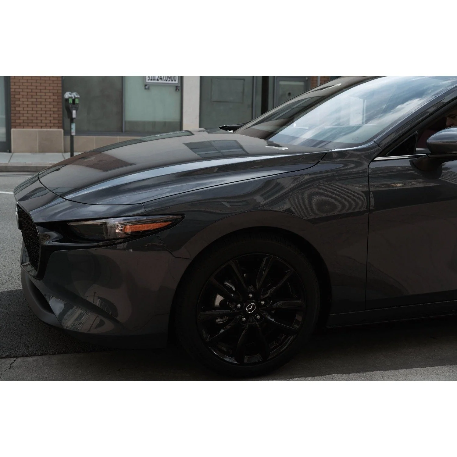 Mazda3 OEM Alloy Wheel, Design 168 (Black Metallic) — 18" | Mazda3 Hatchback (2019-2025) - Image 7