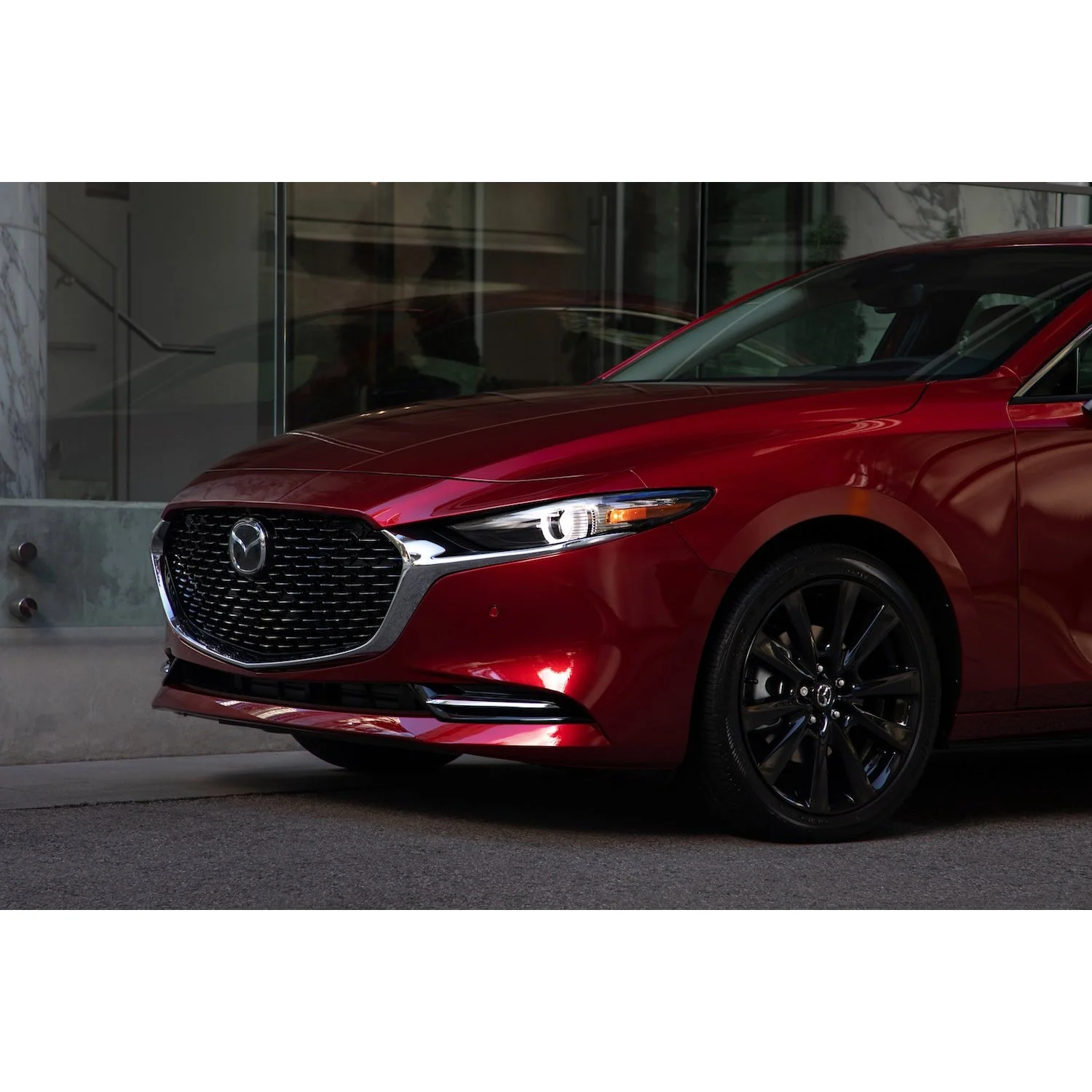 Mazda3 OEM Alloy Wheel, Design 169B (Black Metallic) — 18" | Mazda3 Sedan (2021-2025) - Image 3