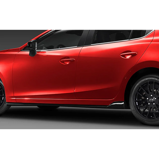 Aero Kit - Side Sills (Brilliant Black) | Mazda3 Sedan & Hatchback (2014-2016) - Image 5