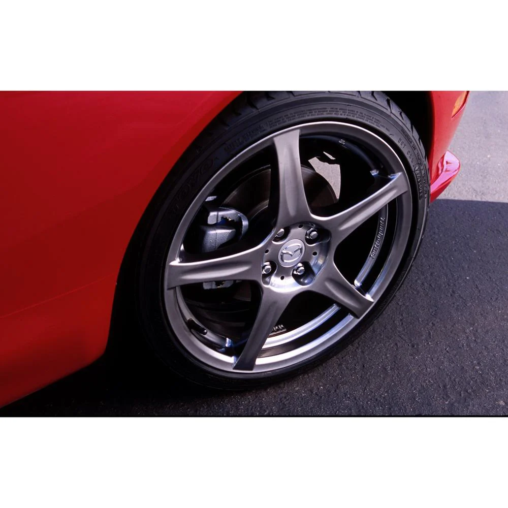 Mazdaspeed × Racing Hart MX-5 OEM Centre Caps (Silver High Lustre) | MX-5 (2004-2005) - Image 3