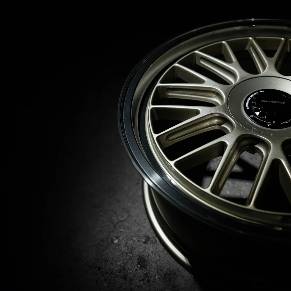 Superspeed FlowForm RF01 NEO Alloy Wheel (Machined Lip Gold) — 18", 19" - Image 11