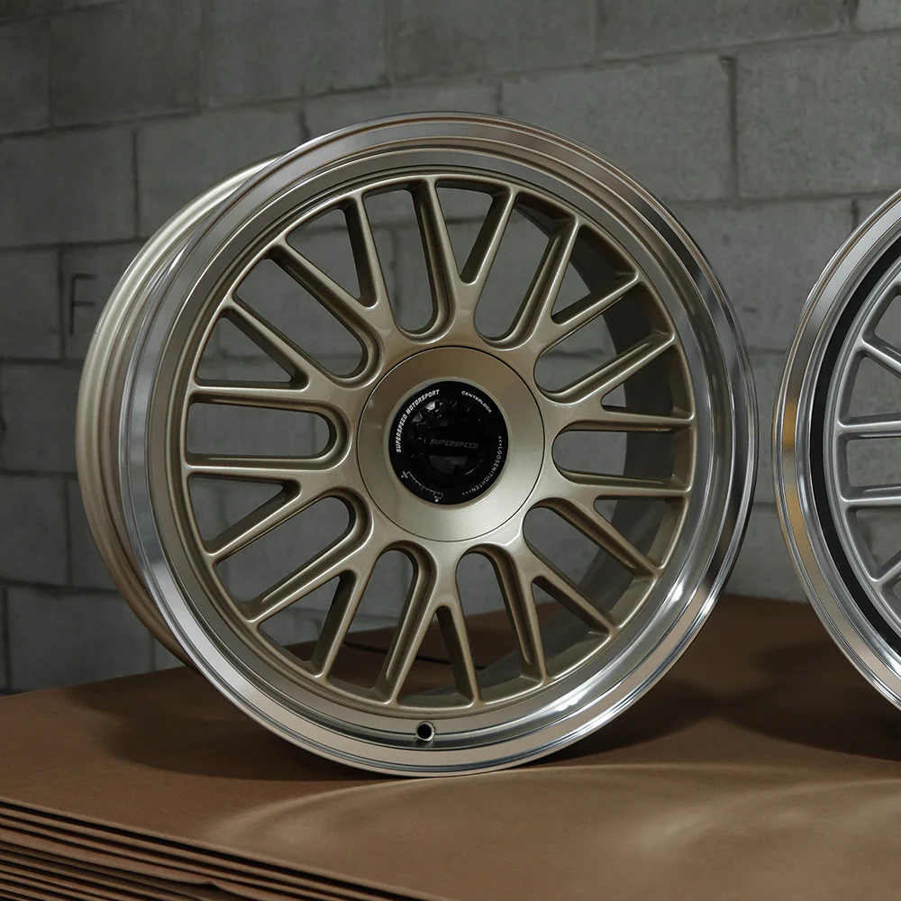 Superspeed FlowForm RF01 NEO Alloy Wheel (Machined Lip Gold) — 18", 19" - Image 2