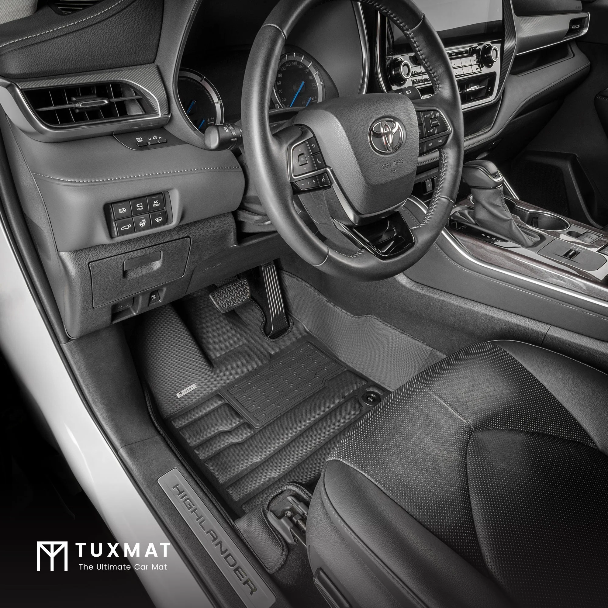 TuxMat Floor Mats (1st, 2nd & 3rd Rows) | Toyota Highlander (2020-2024) - Image 2