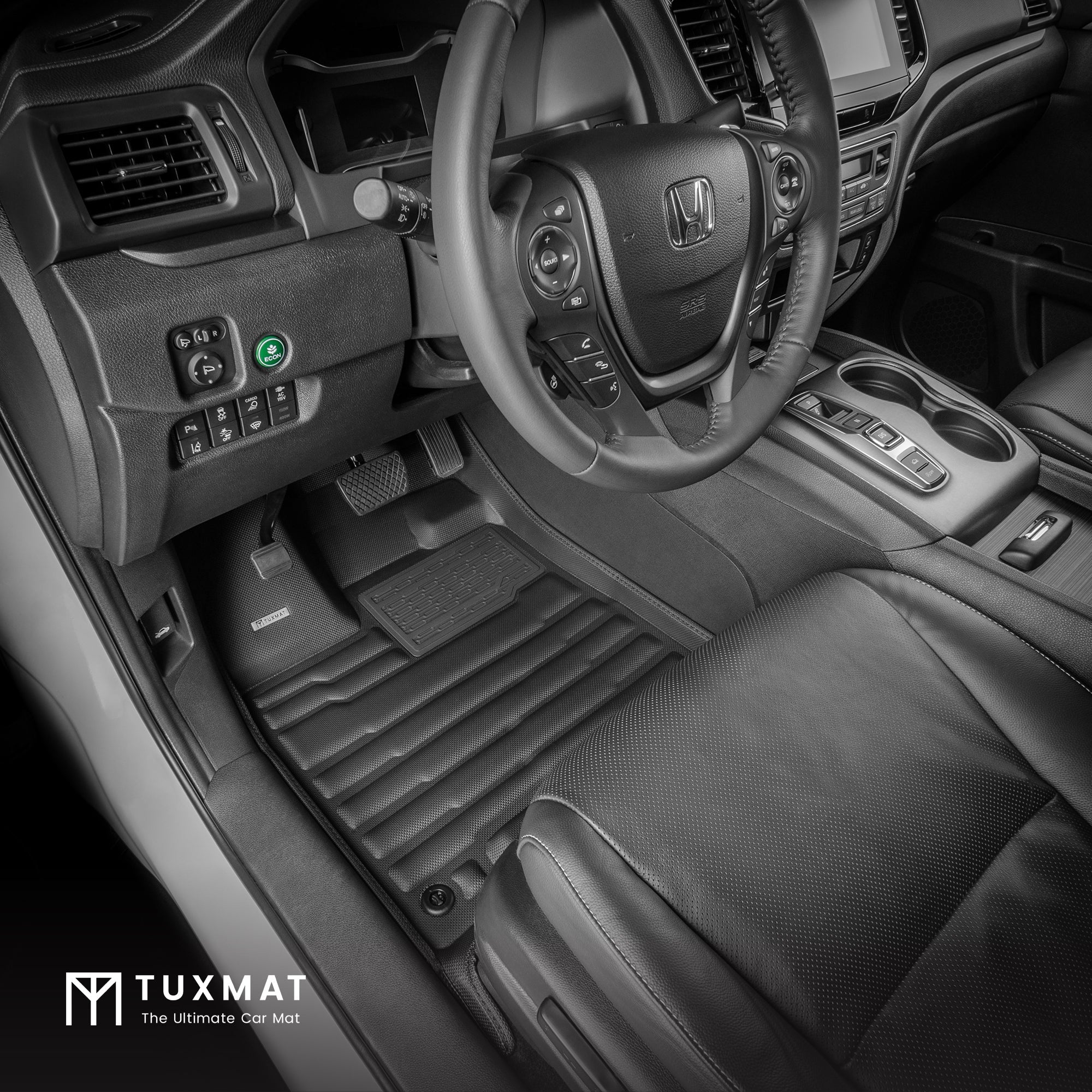 TuxMat Floor Mats (Front & Rear) | Honda Ridgeline (2017-2024) - Image 2