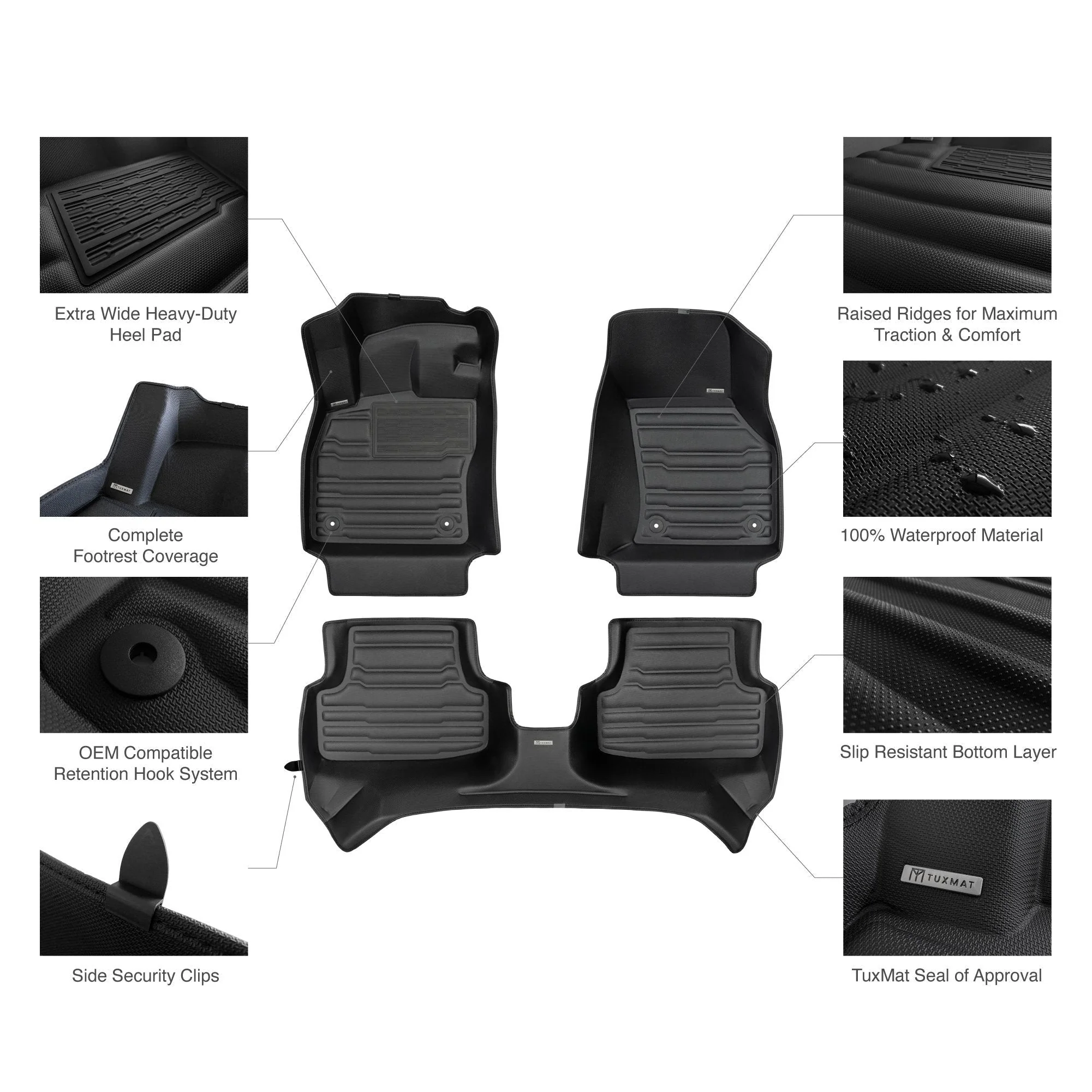 TuxMat Floor Mats (Front & Rear) | Scion FR-S (2013-2016) - Image 8