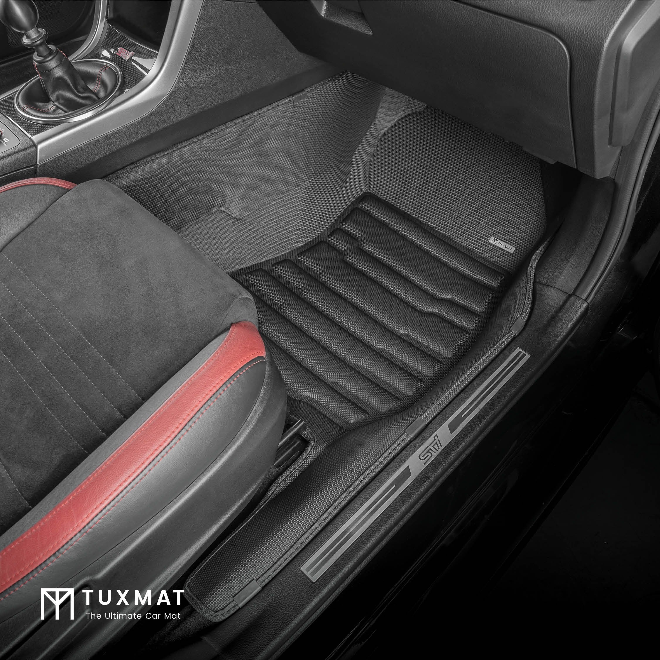 TuxMat Floor Mats (Front & Rear) | Subaru WRX & WRX STi (2015-2021) - Image 3