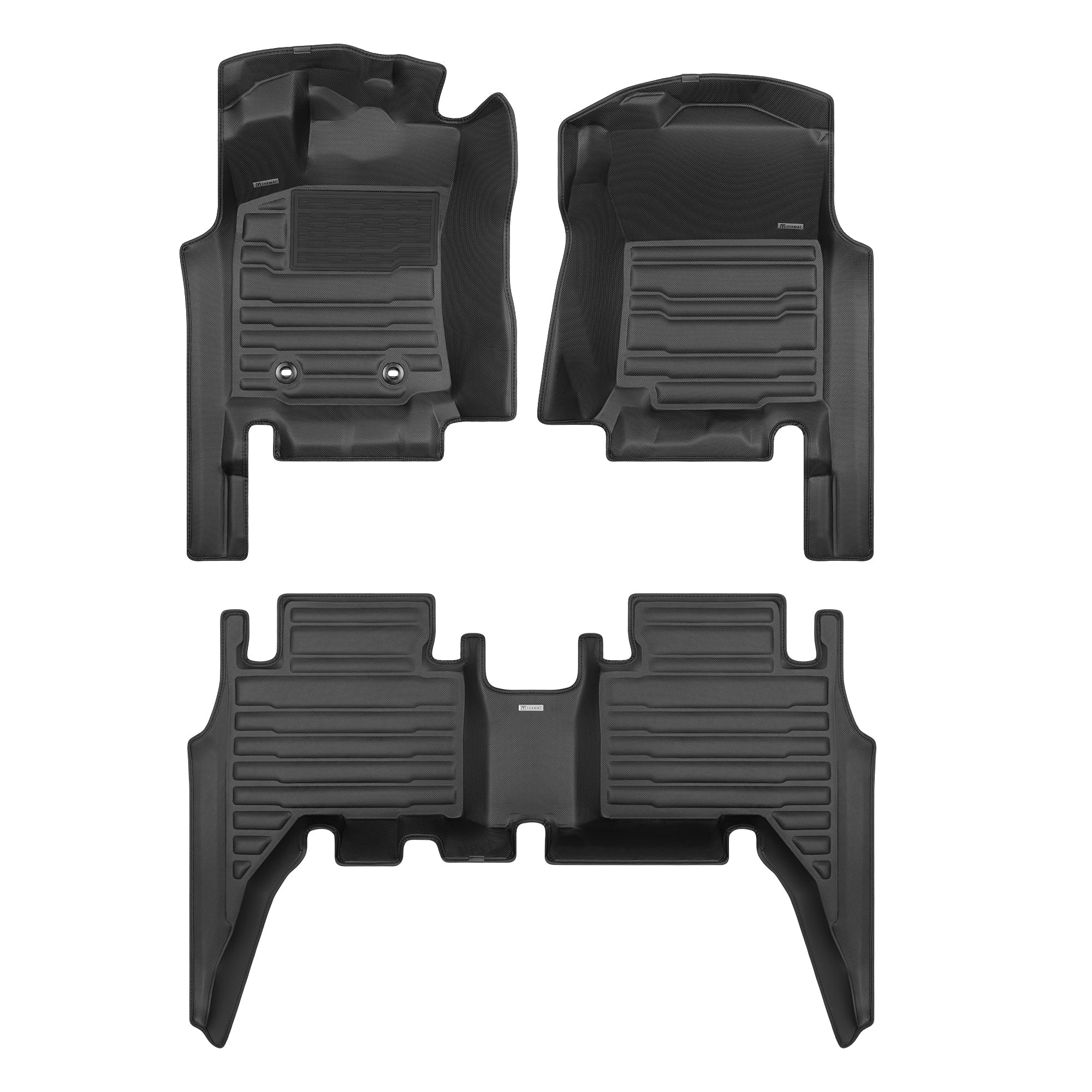 TuxMat Floor Mats (Front & Rear) | Toyota Tacoma Double Cab (2016-2023)