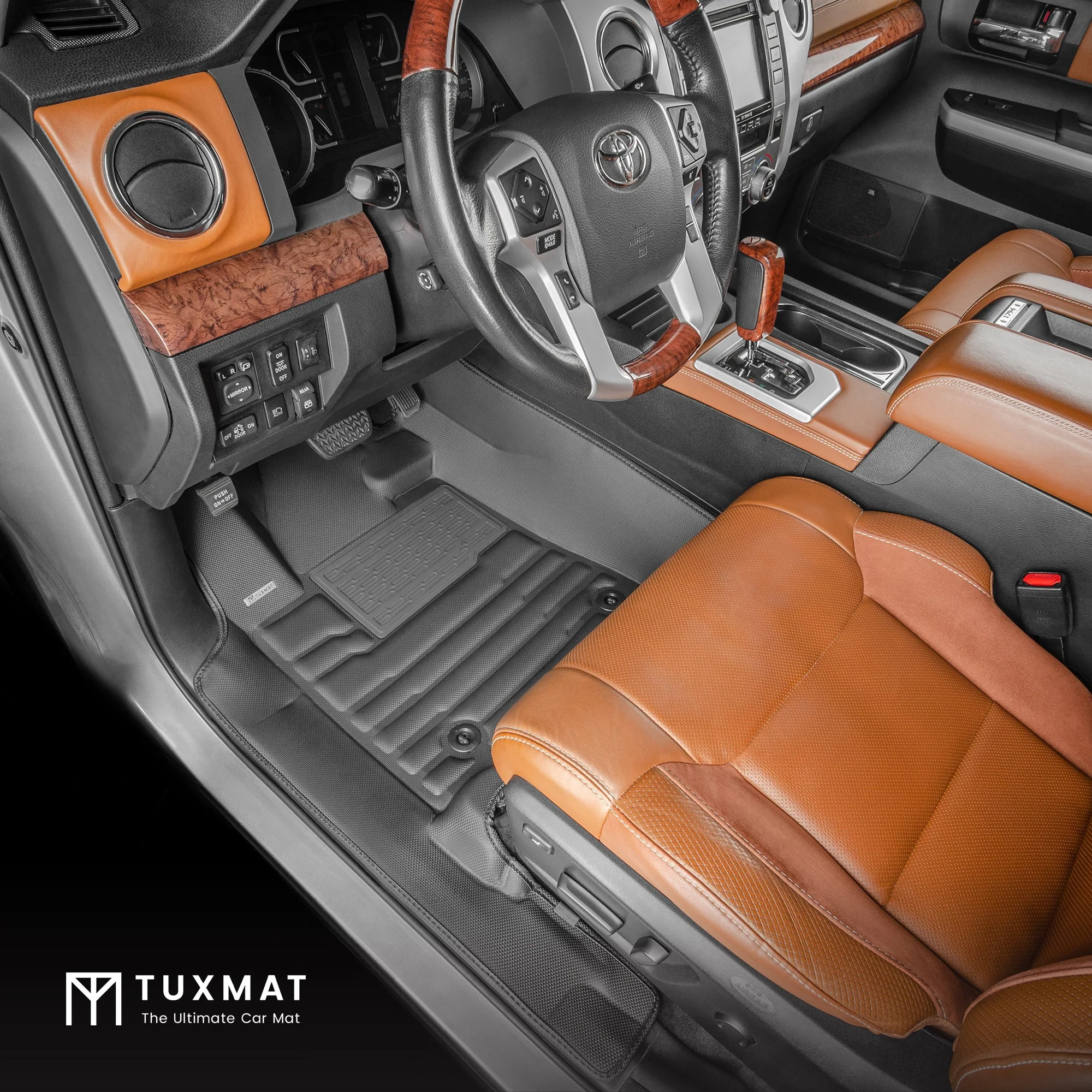 TuxMat Floor Mats (Front & Rear) | Toyota Tundra CrewMax (2014-2021) - Image 2