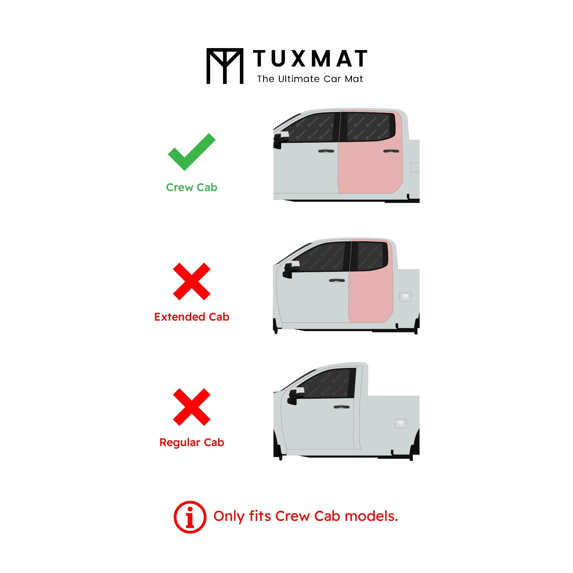 TuxMat Floor Mats (Front & Rear) | Toyota Tundra CrewMax (2014-2021) - Image 5