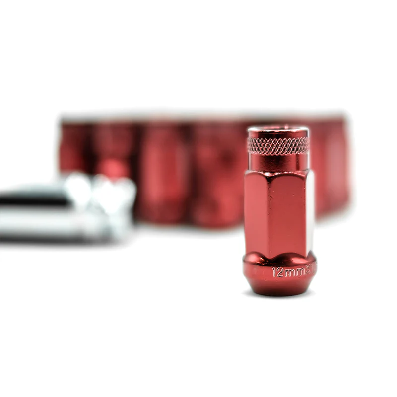 Wheel Nut Set (20+1 pcs) — Tuner in Red Chrome (19mm) | Superspeed Wheels - Image 3